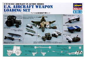 Збірна модель 1/72 Набір для завантаження авіаційної зброї США Hasegawa 35005
