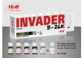 Set of acrylic paints for Invader B26K