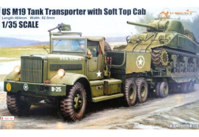 Збірна модель 1/35 автомобіль US M19 TANK TRANSPORTER ILoveKit 63502
