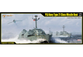 Сборная модель 1/72 корабль PLA Navy Type 21 Class Missile Boat ILoveKit  67203