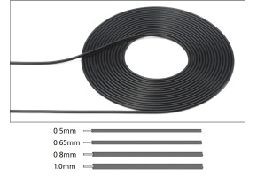 Модельний кабель 1 мм (Cable 1mm OD Bla) Tamiya 12678