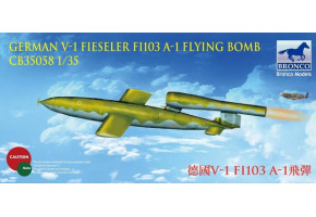 Збірна модель 1/35 німецька ракета V-1 Fi103 A-1 Flying Bomb Bronco 35058