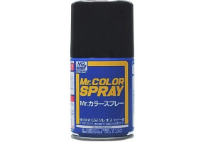 Аерозольна фарба Semi Gloss Black / Напівглянсовий Чорний Mr.Color Spray (100 ml) S92