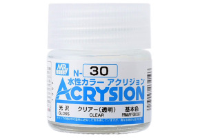 Water-based acrylic paint Clear Mr.Hobby N30