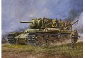 Советский малобашенный танк КВ-1 1941 г.