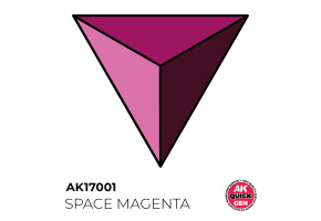 Акрилова фарба SPACE MAGENTA / Манджент космос QUICK GEN COLOR AK-interactive AK 17001