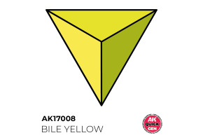 Акрилова фарба BILE YELLOW / Жовта жовч QUICK GEN COLOR AK-interactive AK 17008