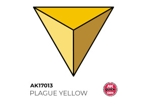 Акрилова фарба PLAGUE YELLOW / Жовта чума QUICK GEN COLOR AK-interactive AK 17013