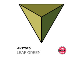 Акрилова фарба LEAF GREEN / Зелений лист QUICK GEN COLOR AK-interactive AK 17020