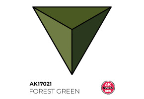 Акрилова фарба FOREST GREEN / Лісовий зелений QUICK GEN COLOR AK-interactive AK 17021