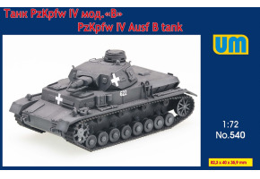 Збірна модель 1/72 Танк Pz.Kpfw.IV Ausf.B Unimodels 540