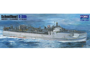 Збірна модель 1/72 німецький швидкісний ударний катер Schnellboot S-38B Foreart 1003