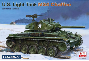 Збірна модель 1/72 американський легкий танк M24 Chaffee Foreart 2003