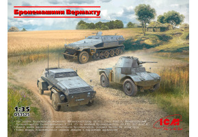 Збірна модель 1/35 Набір Бронемашини Вермахту ICMDS 3525