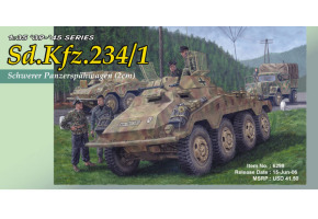 Збірна модель 1/35 Німецький важкий бронеавтомобіль Sd.Kfz.234/1 (20-мм гармата) Dragon 6298