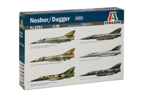 Збірна модель 1/48 Літак IDF Nesher / Dagger Italeri 2721