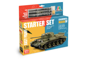 Збірна модель 1/56 Танк Cromwell Mk. IV - Стартовий набір - просте фарбування Italeri 75004