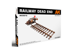 Assembly model 1/35 railway siding AK-interactive 35010