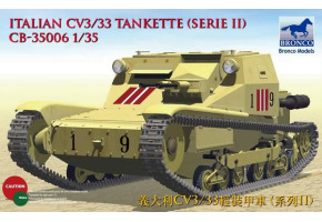 Збірна модель 1/35 Italian CV L3/33 Tankette Serie II Bronco 35006