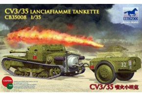 Збірна модель 1/35 CV L3/35 Lanciafiamme Tankette Bronco 35008