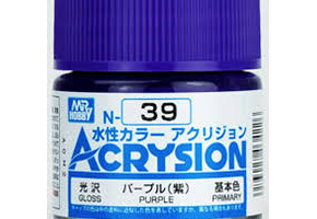 Акрилова фарба на водній основі Acrysion Purple / Фіолетовий Mr.Hobby N39