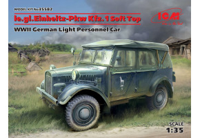 le.gl.Einheitz-Pkw Kfz.1 з розкритим тентом , Німецький легковий позашляховий автомобіль 2СВ