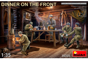 Scale model 1/35 Figures Dinner at the Front MiniArt 35325