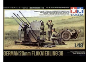 Збірна модель 1/48 Німецька 20-мм гармата Flakvierling 38 Tamiya 32554