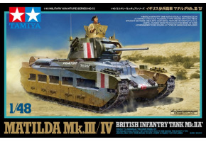 Збірна модель 1/48 Британський піхотний танк Mk.IIA Матильда Mk.III/IV Tamiya 32572