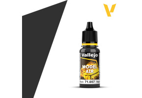 Акрилова фарба Чорний (Black) Vallejo Model Air VAL 71057