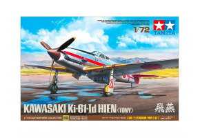 Збірна модель 1/72 Японський винищувач KAWASAKI KIi-61-Id Hien (Tony) Tamiya 60789