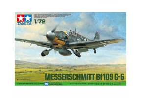 Збірна модель 1/72  Німецький винищувач MITSUBISHI MESSERSCHMITT BF109G-6 Тамія 60790