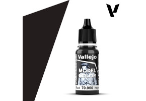 Акрилова фарба Чорний (Black) Vallejo Model Color VAL 70950