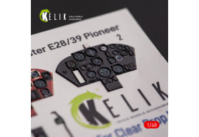 Gloster E28/39 Pioneer 3D декаль інтер'єр для комплекту ClearProp 1/48 KELIK K48110