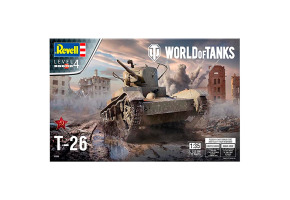 Збірна модель 1/35 World of Tanks T-26 Revell 03505