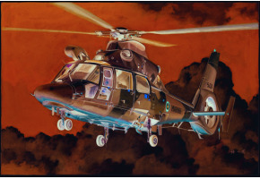 Збірна модель 1/35 Французький багатоцільовий гелікоптер AS565 Panther Trumpeter 05108