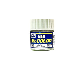 Light Gull Gray semigloss USAF Aircraft, Mr. Color solvent-based paint 10 ml / Светло-серый 