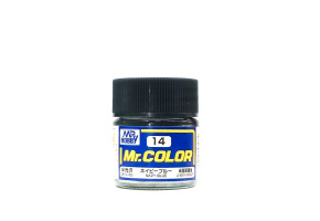 NAVY Blue semigloss US NAVY Aircraft, Mr. Color solvent-based paint 10 ml. / Тёмно-синий