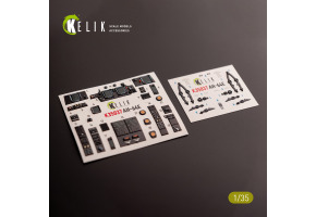 AH-64E Apache 3D decal interior for Takom 1/35 kit KELIK K35037