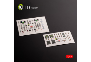 Jas-39 B/D 3D decal interior for Zimi Model/KittyHawk 1/48 KELIK K48119