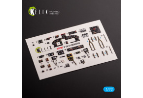 B-24H Liberator 3D decal interior for Airfix kit 1/72 KELIK K72183