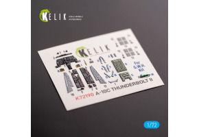 A-10C Thunderbolt II 3D interior decal for GWH kit 1/72 KELIK K72190