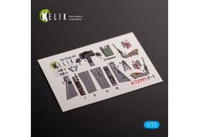 F-1 Support Fighter 3D decal interior for Platz kit 1/72 KELIK K72191