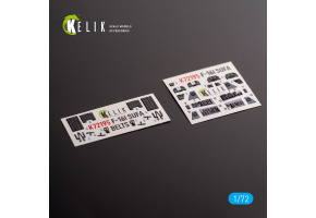 F-16I 3D decal interior for Hasegawa 1/72 kit KELIK K72195