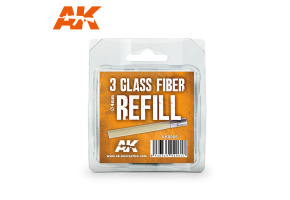 3 Glass fiber refill 4mm / Сменные наконечники для абразивного карандаша 