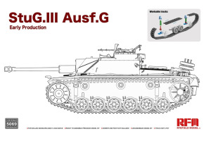 Збірна модель 1/35 САУ StuG III Ausf.G Раннє виробництво RFM RM-5069