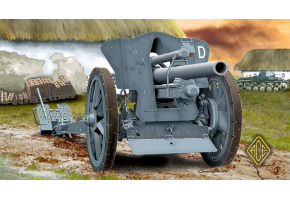 Scale model 1/72 German 10.5 cm field howitzer le FH18 ACE 72216