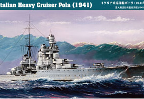 Збірна модель 1/350 Італійський важкий крейсер "Pola" (1941) HobbyBoss 86502