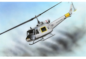 Збірна модель 1/72 Американський вертоліт UH-1F Huey HobbyBoss 87230
