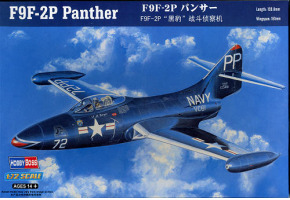 Збірна модель 1/72 Винищувач-бомбардувальник F9F-2P Panther HobbyBoss HB87249